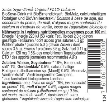 Soja Drink Original Plus mit Calcium Bio, 1l