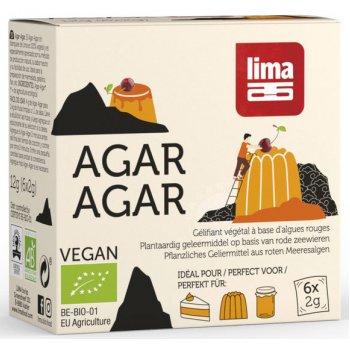 Agar Agar Pulver Glutenfrei Bio , 6x2g Agar Agar Pulver Glutenfrei Bio , 6x2g