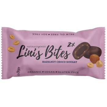 Pralinis Lini's Bites Choco Nougat Bio, 46g