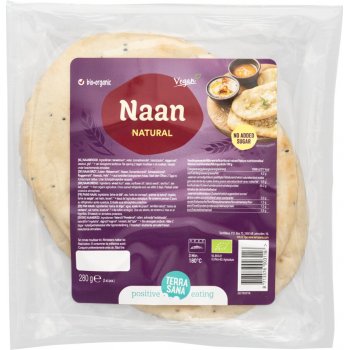 Brot Naan Fladenbrot NATURELL Bio, 280g