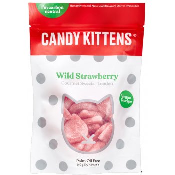 Candy Kittens Bonbons Wild Strawberry, 140g