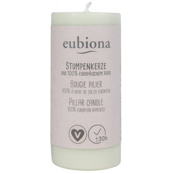 Candles Pillar Rapeseed Wax 5x11cm LIGHT GREEN, 1 piece Candles Pillar Rapeseed Wax 5x11cm LIGHT GREEN, 1 piece