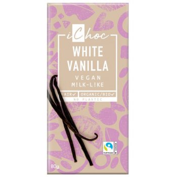 iChoc White Vanilla - Rice Choc Organic, 80g