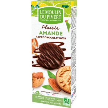 Cookies Almond Dark Chocolate Organic, 130g