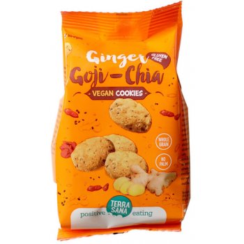 Cookies Ginger, Goji & Chia Vegan Organic, 150g