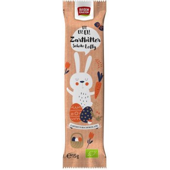Lolly Easter Bunny Dark Chocolate Vegan Organic, 15g
