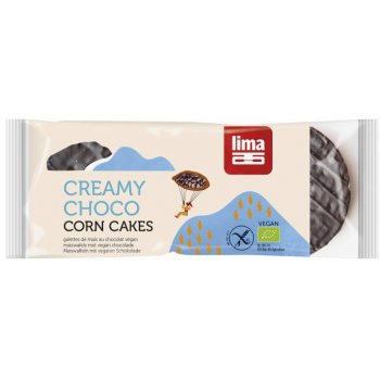 *DISCOUNT - "Fat blooming"* Corn Cakes Topped with Vegan Chocolate Organic, 100g
