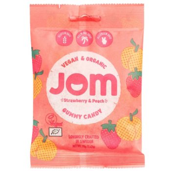 Fruit Jelly Strawberry and Peach Organic, 70g