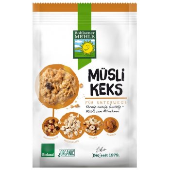 Cereal Muesli Cookies for on the road organic, 150g