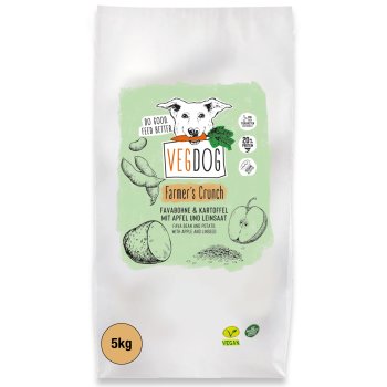 Dog Dry Food Vegan Farmer's Crunch, 5kg