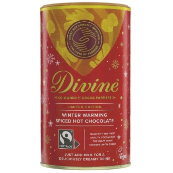 Divine Winter Spice Hot Chocolate drinking chocolate, 300g