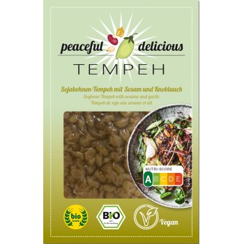 Tempeh Sesame & Garlic Organic, 200g
