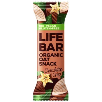 Lifebar Energy Bar Oat Snack Chocolate Chip Organic, 40g