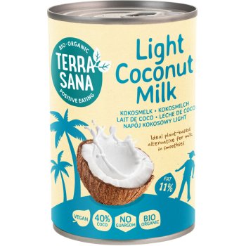 Coconut Milk Reduced Fat 11% Organic, 400ml