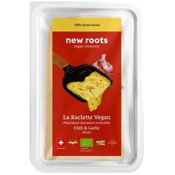 La Raclette Vegan CHILI & GARLIC Organic, 200g