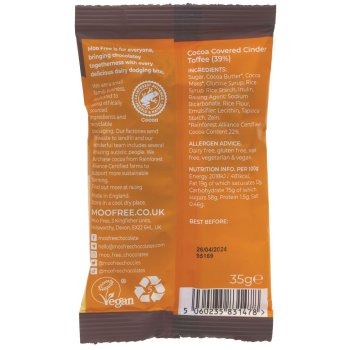 Cocoa covered Cinder Toffee, 35g