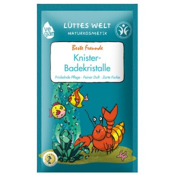 Crackling bath crystals "Best Friends" Lüttes Welt, 80g Crackling bath crystals "Best Friends" Lüttes Welt, 80g