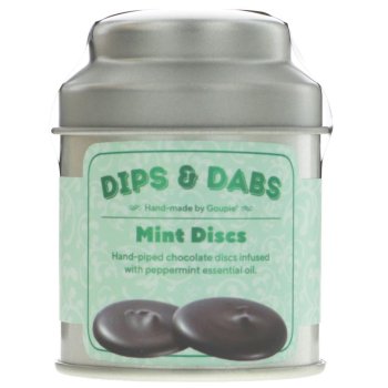 Goupie Chocolate covered Mint discs, 50g