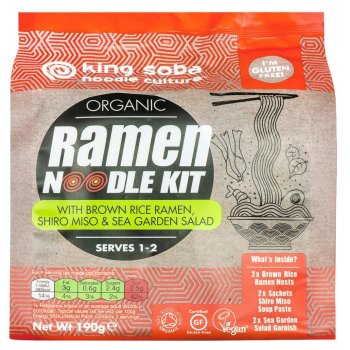 Ramen Noodles Kit Brown Rice Organic, 190g