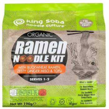 Ramen Noodles Kit Brown Rice Organic, 190g