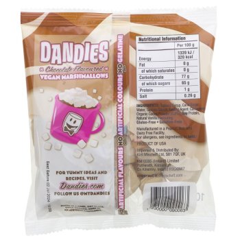 Vegan Marshmallows Dandies Chocolate, 105g