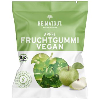 Fruit Gum Apple Organic, 100g