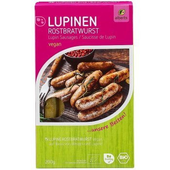 Lupine Barbecue Sausages Organic, 200g