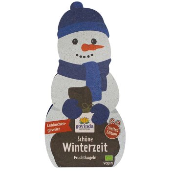 "Schöne Winterzeit" fruit balls gingerbread spice Organic, 60g "Schöne Winterzeit" fruit balls gingerbread spice Organic, 60g