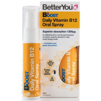 B12 Boost Oral Spray Methyl Vegan 1200µg, 25ml