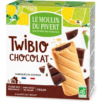 Twibio Chocolate Duo Biscuits Organic, 150g