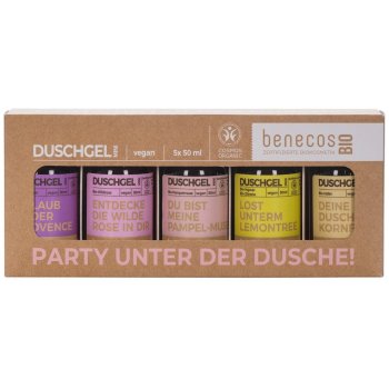 Benecos Mini Set "Party in the shower" Organic, 5x50ml Benecos Mini Set "Party in the shower" Organic, 5x50ml