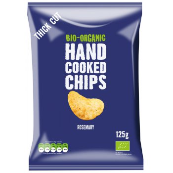 Chips Handcooked Crisps Romarin Organic, 125g