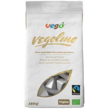 Pralinés Vegolino Fine Nougat Gluten Free Organic, 180g Pralinés Vegolino Fine Nougat Gluten Free Organic, 180g
