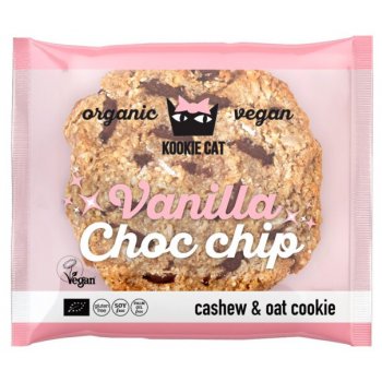KOOKIE CAT Vanilla & Chocolate Cookies Gluten Free Organic, 50g