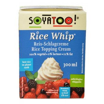 Rice Whip Topping Cream, 300ml