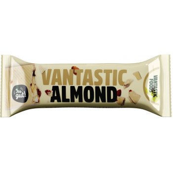 Vantastic Foods White Chocolate Bar Vantastic Almonds Organic, 40g