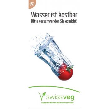 Faltblatt: "Wasser ist kostbar"