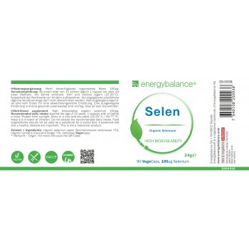 Selenium Organic High Natural 60µg, 90 VegeCaps