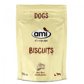AMI Dog Cookies Vanilla, 500g