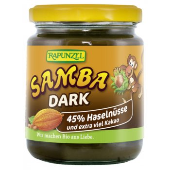 Samba Dark chocolate hazelnut cream Organic, 250g