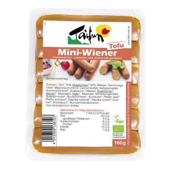 Tofu Mini-Wiener Sausage Organic, 160g
