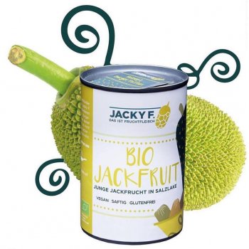Green Jackfruit in brine (pieces) Organic, 400g
