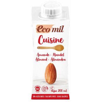 Cuisine Almond Sugar Free Organic, 200 ml