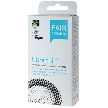Fair Squared Condoms Ultra Thin 10 Pcs