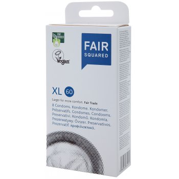 Fair Squared Condoms XL 8 Pcs