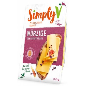 Simply V Alternative to Cheese Slices PIQUANT (HEARTY), 150g