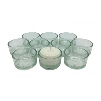 Candles Tea Light Holder made from Glas, 10pcs