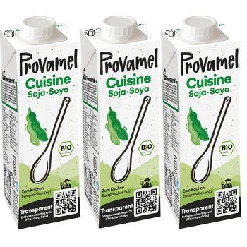 Cuisine Soja Organic, 3 x 250ml