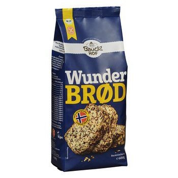 Bread Baking Mix Wunderbrød Gluten Free Organic, 600g