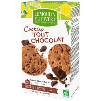 Cookies Tout Choco with Chocolate Bits Organic, 175g